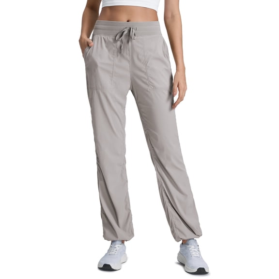 CRZ YOGA Lightweight Straight Leg Workout Pants for Women 30" Casual Athletic Joggers with Pockets