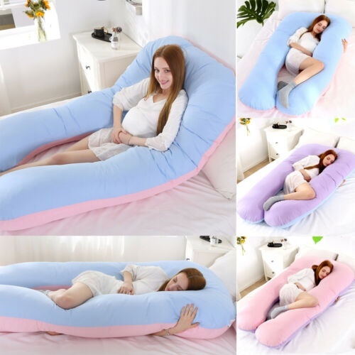 U Shape Pregnancy Maternity Cushion Pillow Cover Comfort Nursing Body