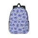 thumbnail image 1 of Easygdp Blue And White Flowers Mochila Ligera de 15 Pulgadas para Estudiantes, Mochila Cómoda para la Escuela y Viajes, Correas Ajustables, 1 of 6