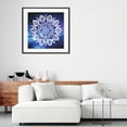 thumbnail image 4 of Mandala 5D Diamond Painting, Diamond Art Kits for Adults Mandala Flower, Flower Full Drill Round Rhinestone Diamond Painting Kits, Cross Stitch Embroidery for Crafts -Blue(Canvas Size 12''x12''), 4 of 8