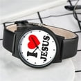 thumbnail image 7 of I Love Jesus Red Heart Christian Faith Religious Watch W-117-JC, 7 of 7