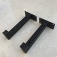 thumbnail image 3 of KAKOWELY Black Iron Storage Bracket Durable Load Bearing Frame for Multipurpose Storage Use 20CM,7.87"X3.15"X1.57", 3 of 5