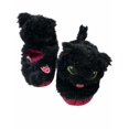 thumbnail image 4 of Girls Black Cat Build A Bear Slippers Sparkle Kitty Halloween Shoes, 4 of 4