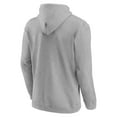 thumbnail image 3 of Men's Heathered Gray Notre Dame Fighting Irish Jump The Gun Pullover Hoodie, 3 of 3