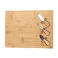 thumbnail image 1 of GUOOL Bamboo Cheese Board Set Serving Board for Birthday Accessories Unique Gifts 1, 1 of 9