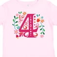 thumbnail image 4 of Inktastic 4th Birthday Party Photo Number 4 Girls Toddler T-Shirt, 4 of 5