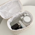 thumbnail image 4 of Bolsa organizadora de maquillaje para mujer con cremallera Almacenamiento Embrague Uso diario Bolsa Monedero Conjunto, 4 of 9