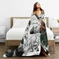 thumbnail image 2 of My Hero Academia Blanket, Anime Throw Blanket For Couch Sofa Bed, Soft Cozy Lightweight Warm Flannel Blanket, Home Decor, Anime Gifts For Boys Girls Kids Teens, 80"X60", 2 of 9