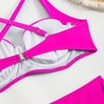 thumbnail image 6 of Wdgfv Two Piece Swimsuit for Women Push Up Bikini Top Tummy Control Bathing Suit High Cut Mid Rise Sporty Swimwear Teens, 6 of 8