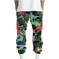thumbnail image 3 of cllios Cargo Pants for Men Athletic Casual Joggers Pants Outdoor Quick Dry Fishing Hiking Pants Loose Straight Type Fitness Workout Sports Sweatpants with Pockets Work Wear Trousers, 3 of 6