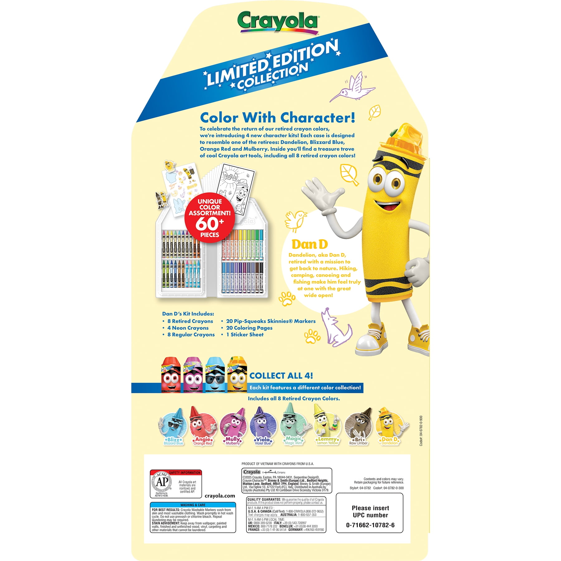 Crayola Yellow Limited Edition Art Case