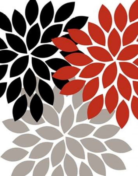 Trio Flower Burst I