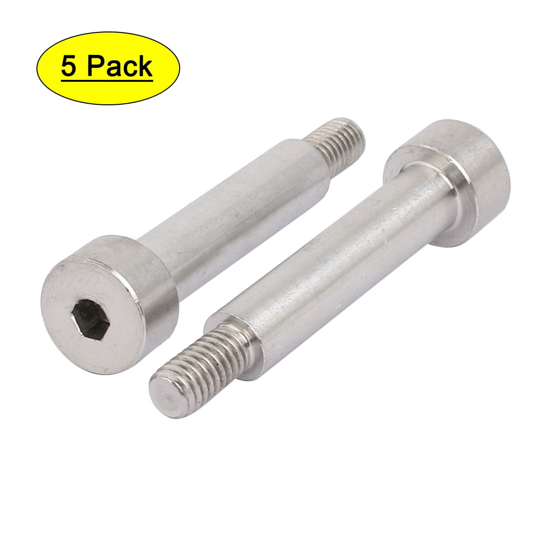 uxcell 10pcs 304 Stainless Steel Hex Socket Shoulder Bolt 8mm Shoulder Dia 12mm Shoulder Length M6 Thread uxcell 10pcs 304 Stainless Steel Hex Socket Shoulder Bolt 8mm Shoulder Dia 12mm Shoulder Length M6 Thread