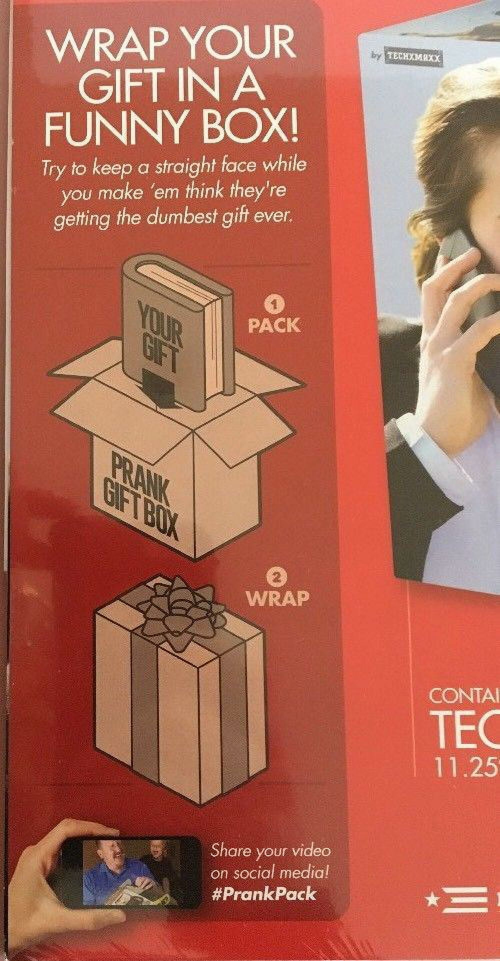 Prank Pack Genuine Fake Gift Box - Tech Neck - Funny Faux Product