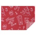 thumbnail image 1 of Merry Christmas Table Cloth Waterproof Spillproof Tablecolths Table Covers Christmas Snowman Tablecloth for Christmas Birthday Wedding Graduation Rectangle,60x84inches, 1 of 5