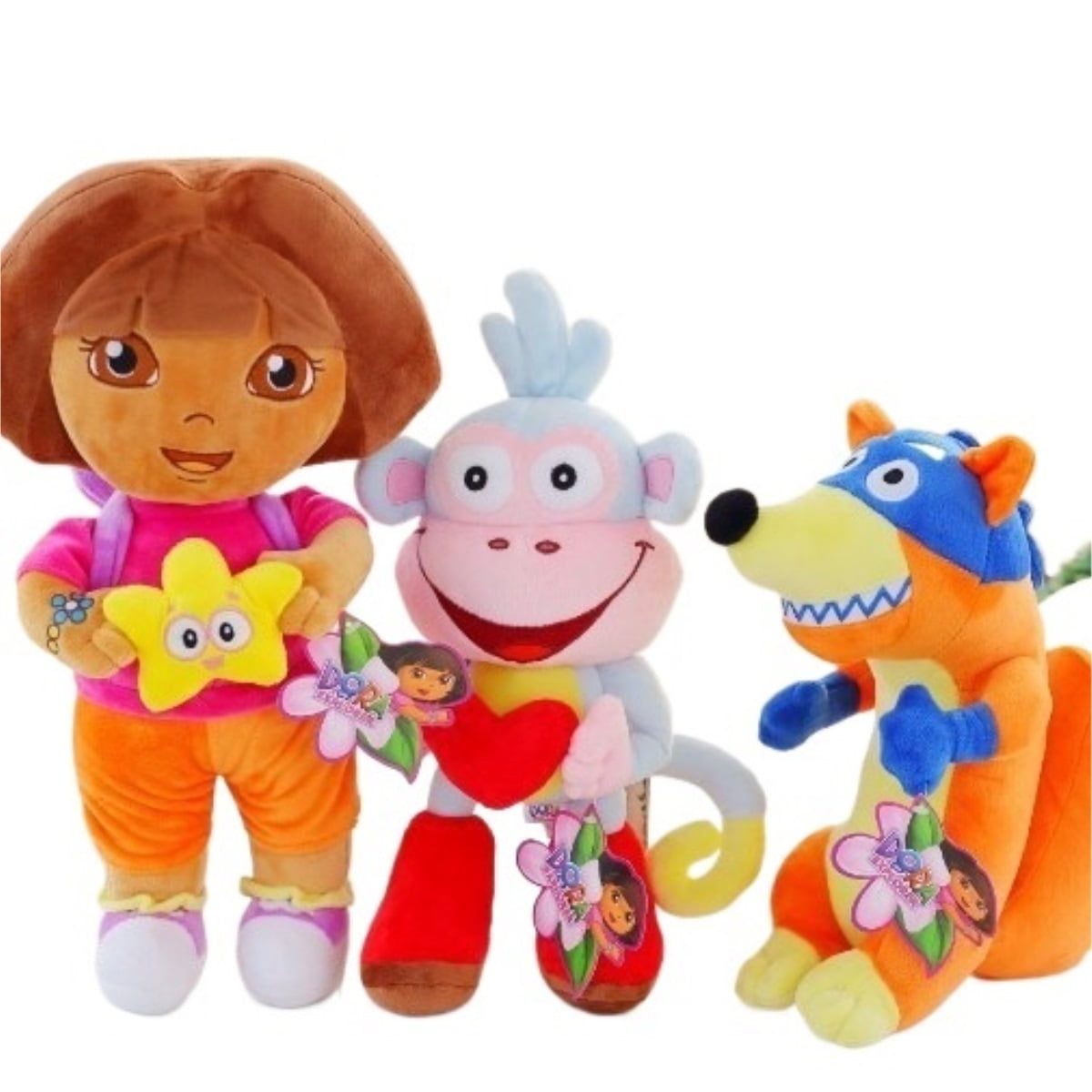 Dora the Explorer Plush Toy - 11 Dora Medium Size Stuffed Animal Wearing Mr  Backpack - Walmart.com, image size:1200x1200