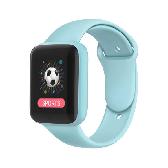 Kids Smart Watch Men Blood Pressure Waterproof Smartwatch Women Heart Rate Monitor Fitness Tracker Sport Watch For Men Women D20S SKY BLUE