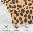 thumbnail image 3 of Leopard Print Cotton Face Towels Absorbent Hand Towel Soft Bathroom Towel for Kitchen Hotel Decoration, 3 of 7
