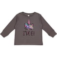 thumbnail image 3 of Inktastic 5th Birthday Unicorn Party 5 Year Old Girl Girls Long Sleeve Toddler T-Shirt, 3 of 5