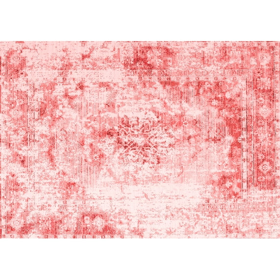 Ahgly Company Indoor Rectangle Persian Red Traditional Area Rugs, 8' x 10'