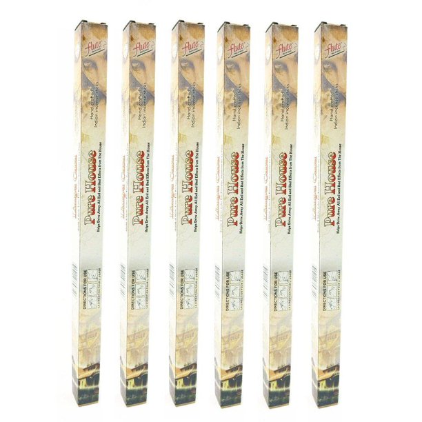Flute Pure House "Helps Drive Away Evil & Bad Spirits" Incense Sticks
