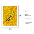 thumbnail image 2 of Mellow Yellow - Banana - Vintage Psychedelic Pop Art by Martin Jacobs c.1967 - Bamboo Fine Art 290gsm Paper Print (Unframed) 18x24in, 2 of 4