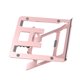 thumbnail image 3 of Soporte ajustable para computadora portátil de aleación de aluminio Soporte de soporte para computadora portátil de metal Soporte de escritorio, oro rosa Inevent EL2754-01B, 3 of 7
