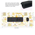 thumbnail image 3 of Disketp Farm Bee Cute Honey Gaming Mouse Mat Long Extended Mouse Pad Desk Mat Non-Slip Rubber Mice Pads Stitched Edges(315.5 x 16 x 0.12 Inches), 3 of 8