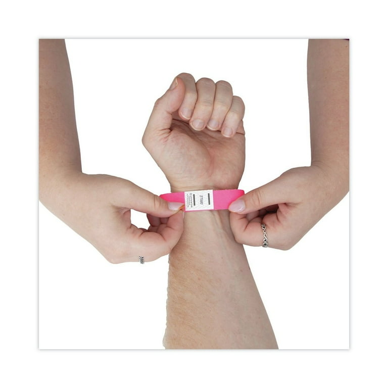 Crowd Management Wristbands, Sequentially Numbered, 9.75 Crowd Management Wristbands, Sequentially Numbered, 9.75