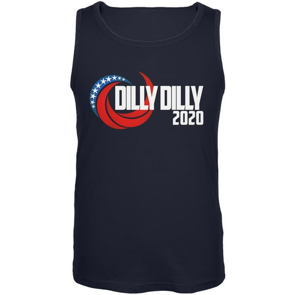 Presidential Election 2020 Dilly Dilly Swoosh Funny Mens Tank Top Navy X-LG