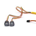 thumbnail image 3 of 19mm Couleur LED Lumière RC Crawler Voiture Phare pour 1/10 SCX10 D90, 3 of 8