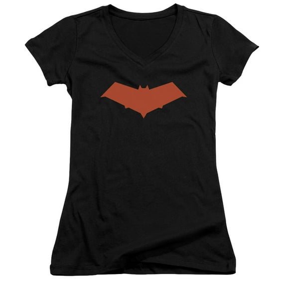 Batman Red Hood Junior Women's T-Shirt V-Neck Black