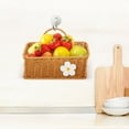 thumbnail image 4 of Hytrove Cesta Colgante Tejida Para Pared Con Estilo Campestre Para Almacenaje En Cocina, 4 of 6