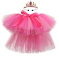 thumbnail image 6 of Godom Girls Sequin Tutu Dress 1T-8T Layered Mesh Elastic Waist Skirt Party Birthday Cake Outfit,Pink, 6 of 6