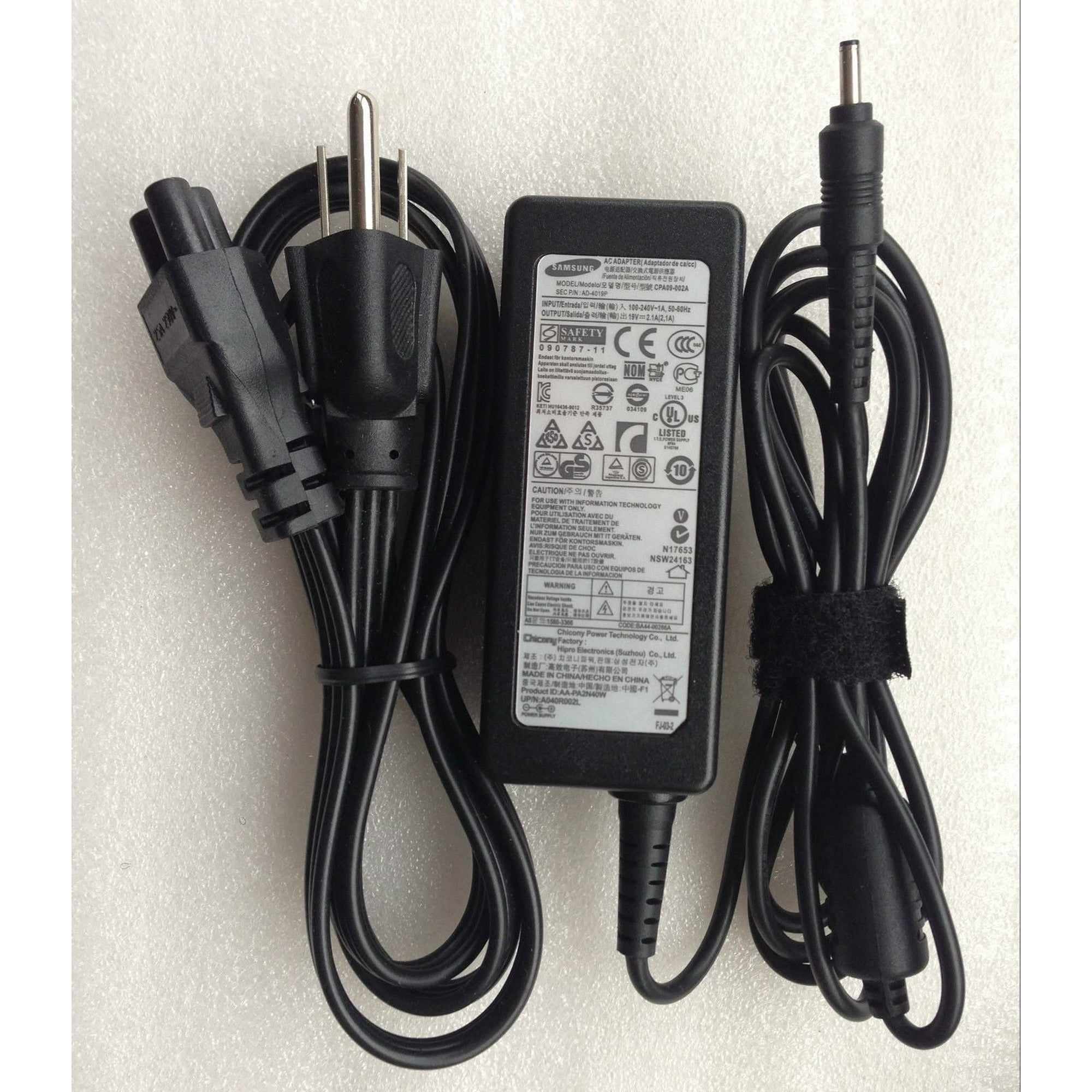 Nouvelle Authentique Samsung AD-4019W ADP-40MH AB AC Adaptateur