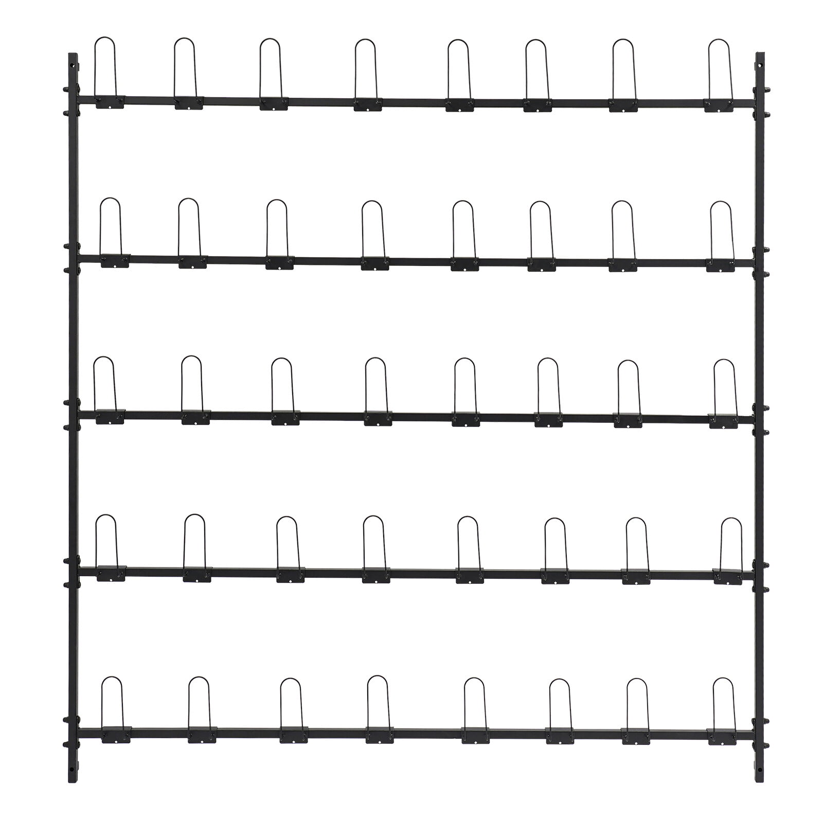 ToppiJoy 5 Tiers Boxing Glove Storage Rack, Wall Mounted Boxing Glove Drying Rack Holds 20 Pairs of Gloves
