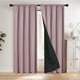 thumbnail image 5 of Cortinas de Pongee de Poliéster, Cortinas a Ojo de Buey, Cortinas de Bloqueo Solar, aislamiento Termico y Acústico, para Sala de Estar, Resistente al Calor, Fijación al Pared, Impermeables,, 5 of 8