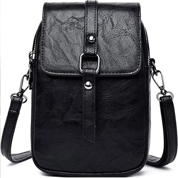KXF Women Small Crossbody Phone Bag Vegan Leather Shoulder Handbags Cellphone Purse Wallet with Adjustable Strap
