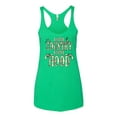 thumbnail image 2 of Wild Bobby, A Little Country, A Little Hood, Pop Culture, Women Tri-Blend Racerback Tank Top, Envy, Medium, 2 of 4