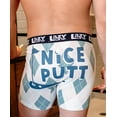 thumbnail image 5 of Lazy One Funny Animal Boxer Briefs for Men, Underwear for Men, Comical, Golf (Nice Putt, Medium), 5 of 6
