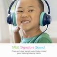 thumbnail image 5 of 2 Pack Blue MEE audio KidJamz KJ45 Kids Headphones with 3.5mm Plug, Safe Listening for Boys and Girls / Students / School / Library / Classroom with Volume-Limiting Technology and Inline Microphone, 5 of 8