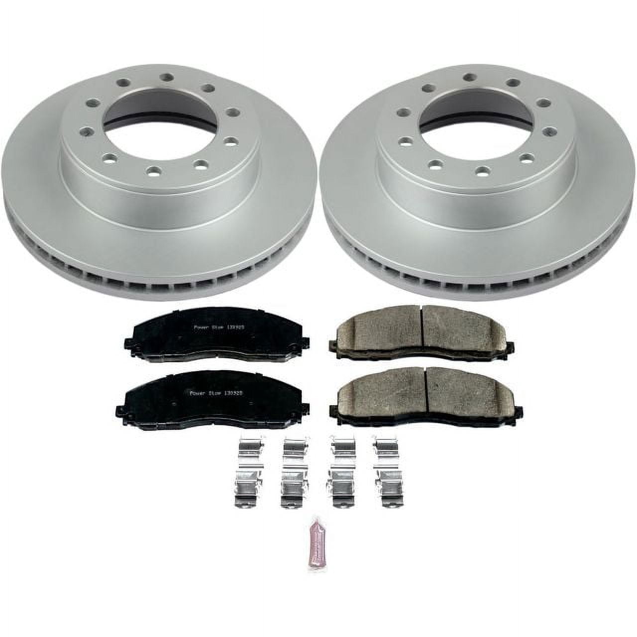 PowerStop Front Geomet Coated Brake Rotor and Pad Kit Fits: FORD Select Models CRK8029