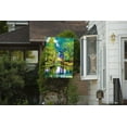 thumbnail image 3 of Oil Painting Landscape Flowers Trees Forest Lake Autumn Summer Spring Seasonal House Flag 28" x 40" Double Sided Polyester Welcome Large Yard Garden Flag for Patio Lawn Home Outdoor Decor, 3 of 6