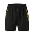 thumbnail image 3 of Men's Casual Shorts Graphic Shorts for Men Summer Wear for Men Sweatpants Tripe Mens Size 30 Slim Fit Designer Floral Sports Male Summer Black XL, 3 of 5