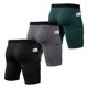 thumbnail image 4 of Pack de 3 pares de pantalones cortos deportivos para hombre con bolsillos laterales de secado rápido, 4 of 7