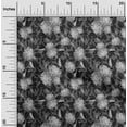 thumbnail image 2 of oneOone Polyester Spandex Gray Fabric Florals Craft Projects Decor Fabric Printed By The Yard 56 Inch Wide, 2 of 5