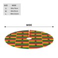 thumbnail image 4 of Christmas Tree Skirt Ghanaians-Flag Xmas Tree Skirt Mat for Christmas Decorations Party Holiday 30", 4 of 6