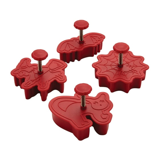 Cake Boss Decorating Tools 4-Piece Halloween Fondant Press ...