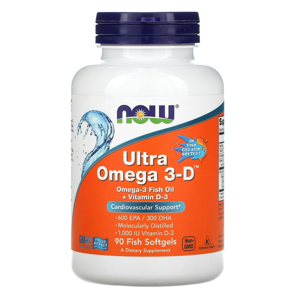 NOW Foods Ultra Omega 3D 90 Softgels