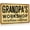 As Pictures ShowA481, variant on Vintage Workshop Aluminum Metal Signs Funny Garage Wall Decor, Grandpa's Workshop Gifts for Dad Mechanic 12" x 8"